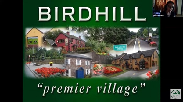 Birdhill Tidy Towns video screenshot from webinar June 2021 community home energy upgrades